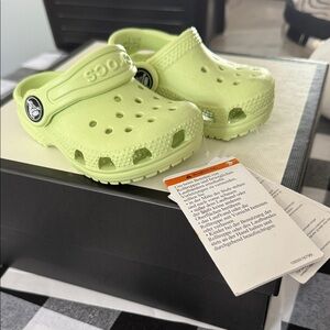 CROCS Kids Sandals - Lime Green